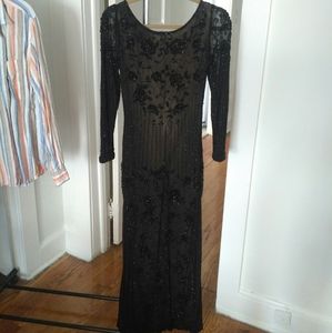 Mieka stunning black long gown/dress